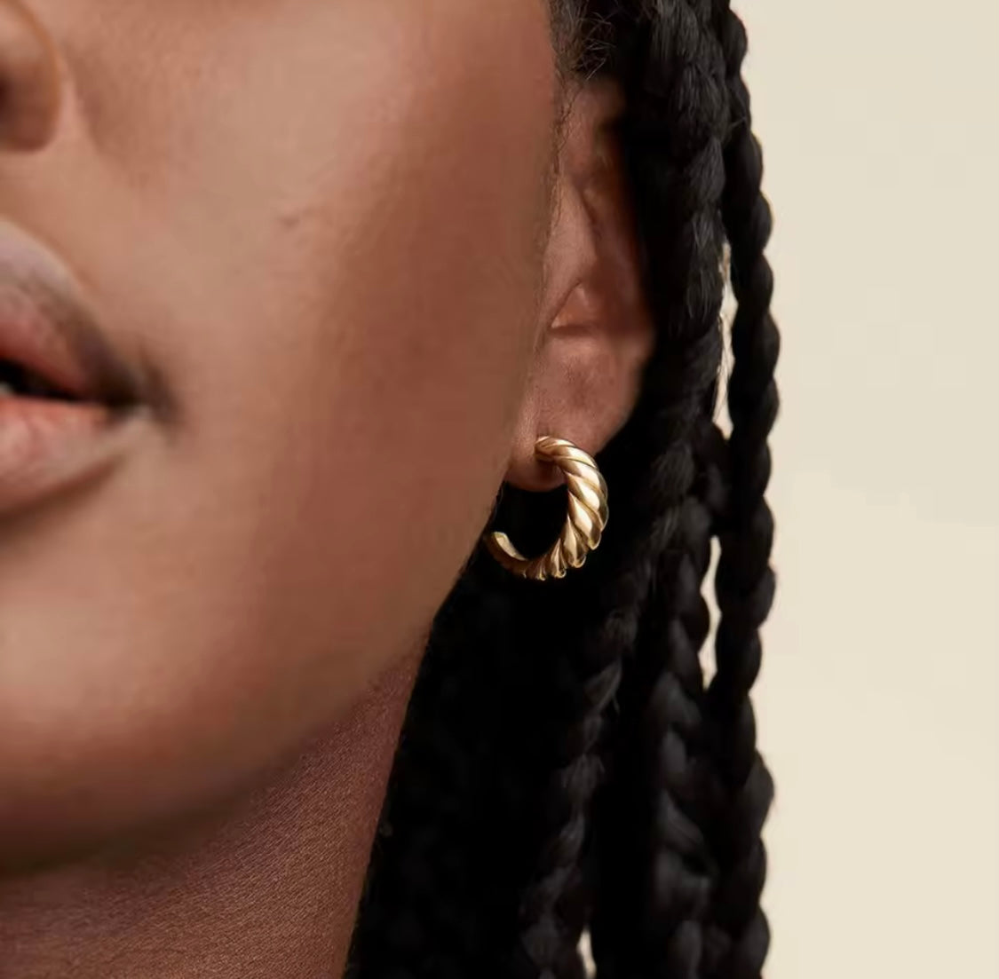 Semi- Argollas Croissant