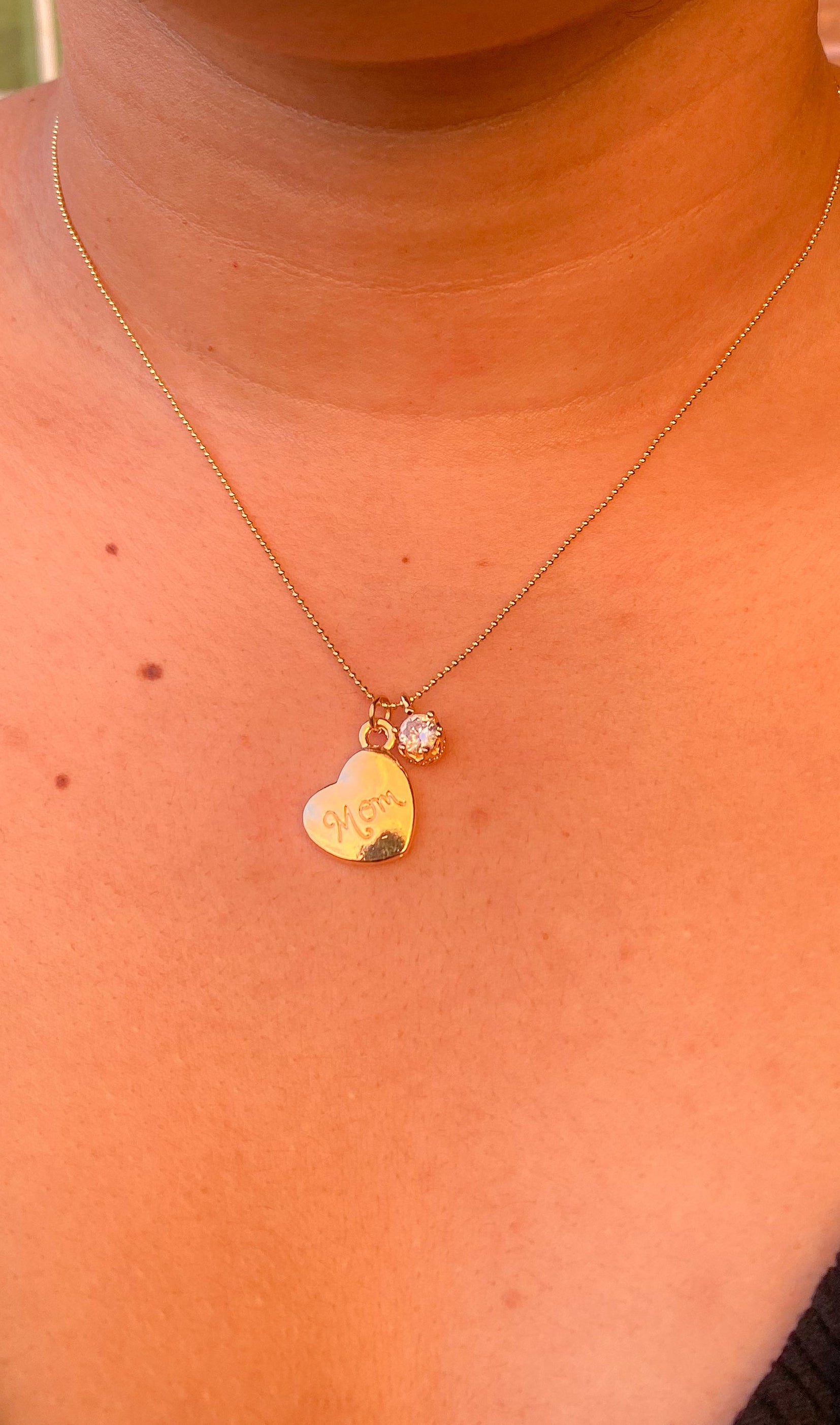 Collar Corazon de mamá