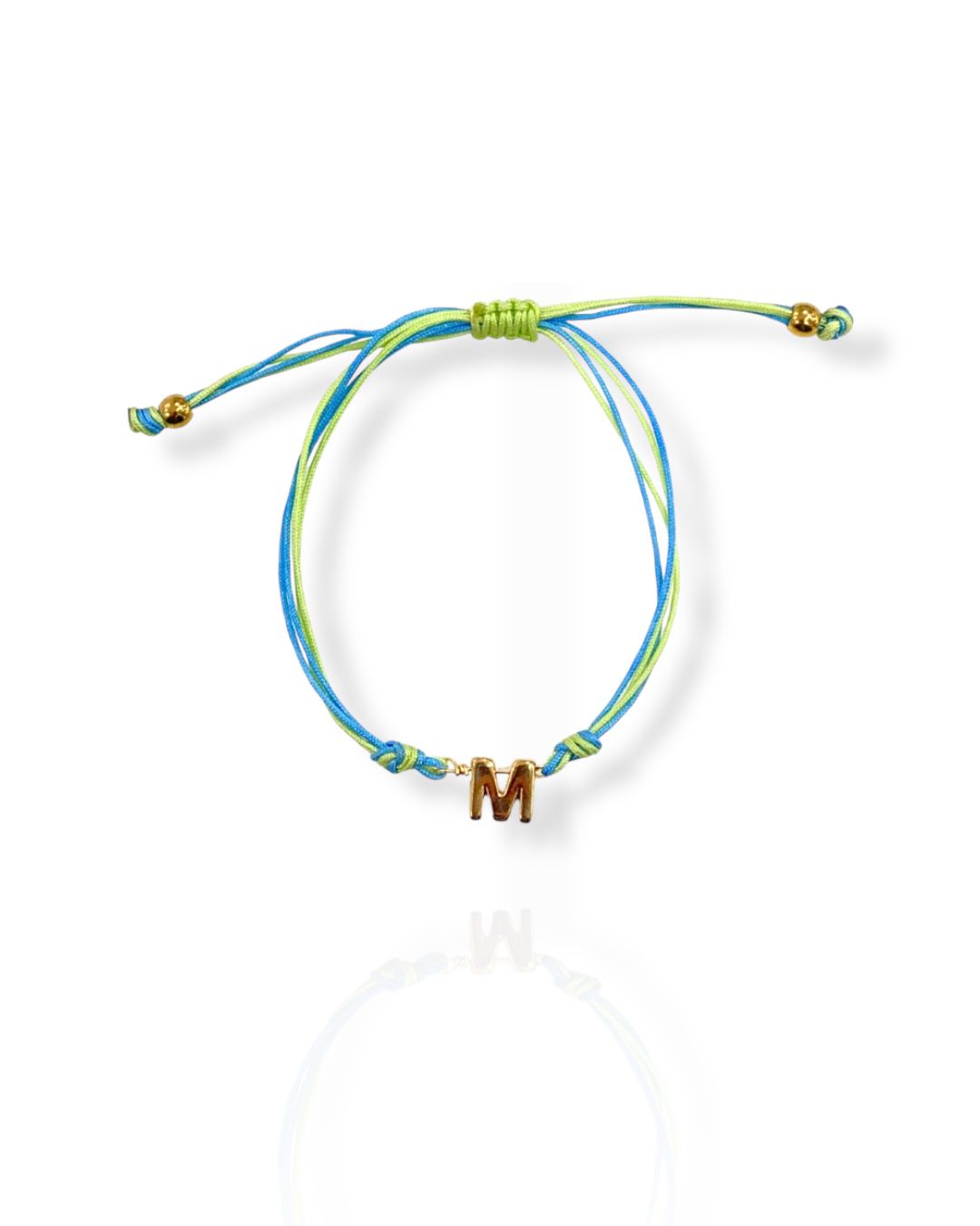 Pulsera de Cordón Dúo con Letra